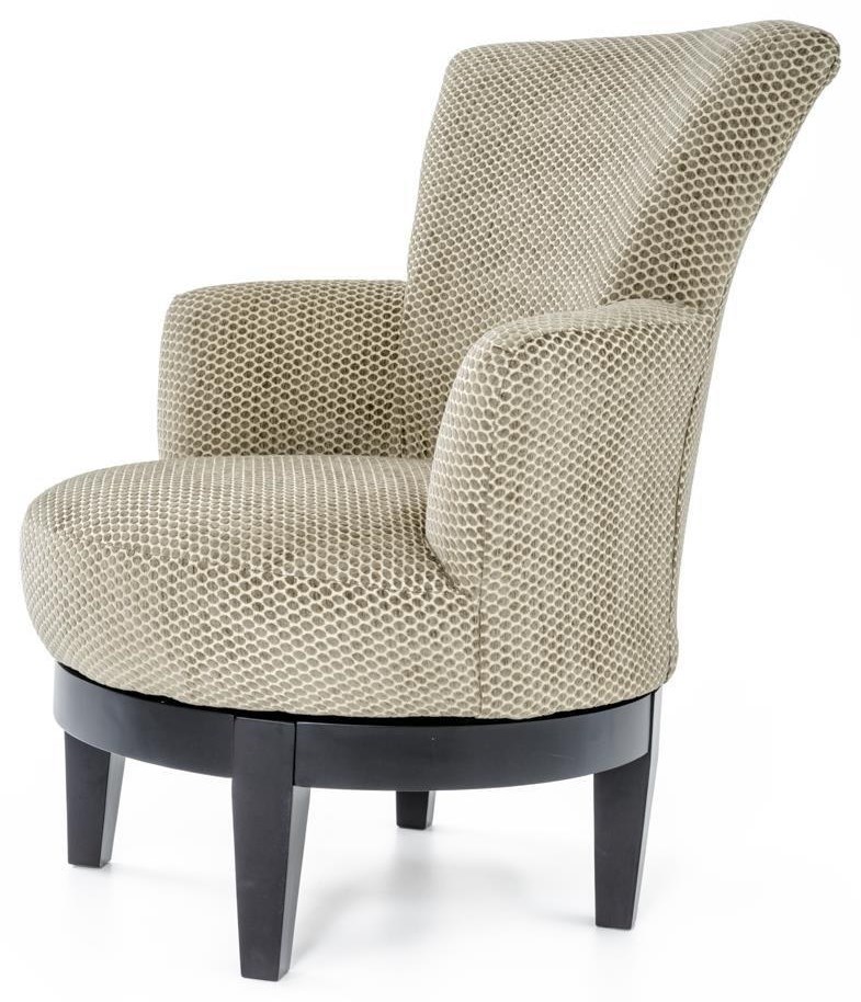 Best Home Furnishings Chairs Swivel Barrel 2968 Justine Swivel Chair